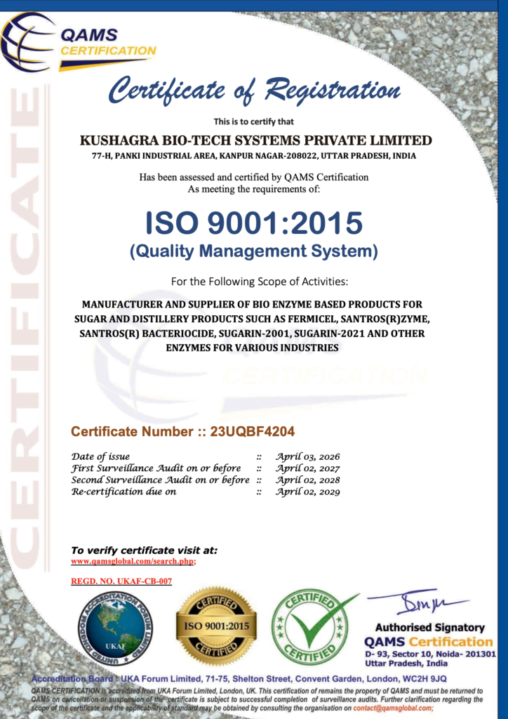 ISO- 9001:2015 KBSPL